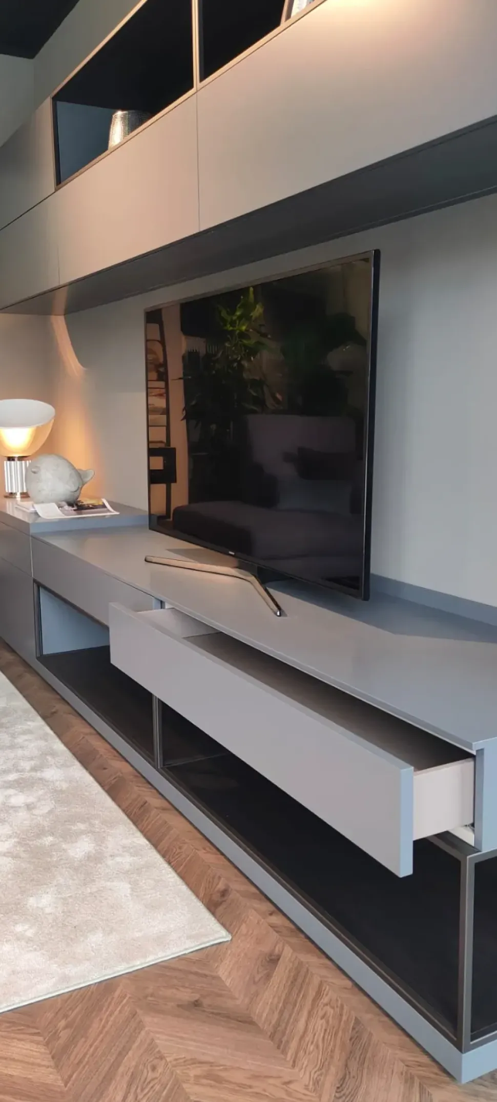 Mobile soggiorno modello Parete living novamobili di Novamobili scontato -50%