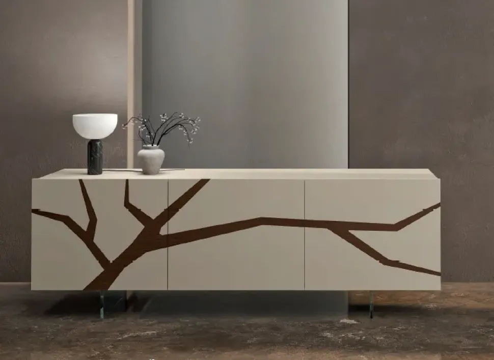 Mobile soggiorno modello Tosca di Fratelli mirandola a PREZZI OUTLET