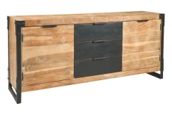Mobile soggiorno modello Madia industriale iron 2 ante 3 cassetti di Outlet etnico a PREZZI OUTLET