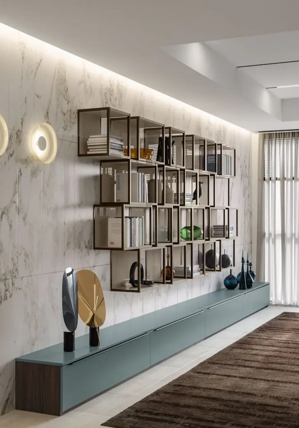 Mobile soggiorno modello Living 602 di Giessegi a PREZZI OUTLET