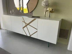 Mobile soggiorno modello Bassorilievo 35 bronzo graffiato di Voltan a PREZZI OUTLET