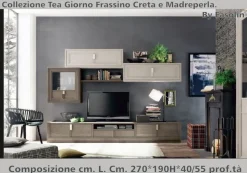 Mobile soggiorno modello Tea giorno di Fasolin scontato -39%