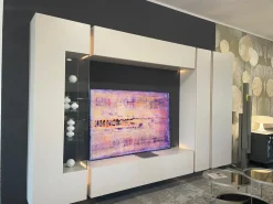 Mobile soggiorno modello Soggiorno con kit luce led 555 di Voltan scontato -25%