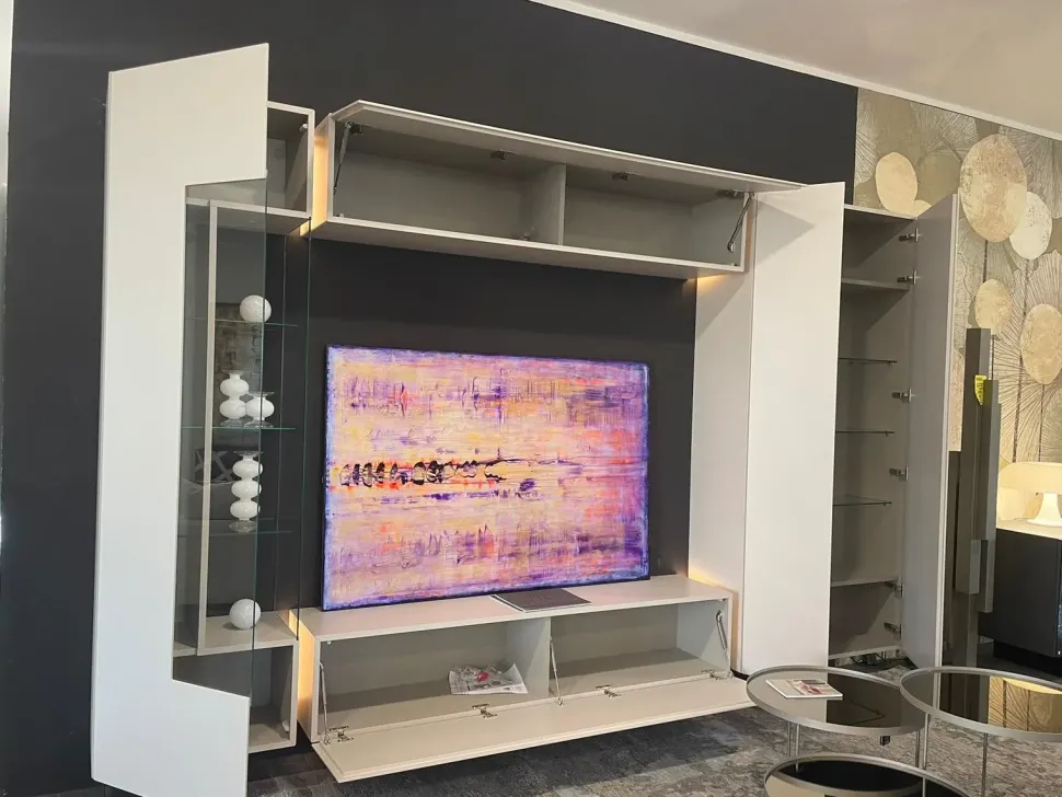 Mobile soggiorno modello Soggiorno con kit luce led 555 di Voltan scontato -25%