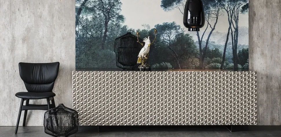 Mobile soggiorno modello Royalton di Cattelan italia in Offerta Outlet