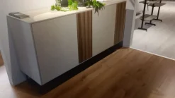 Mobile soggiorno modello Madia  cannettata  di Imab a prezzo Outlet