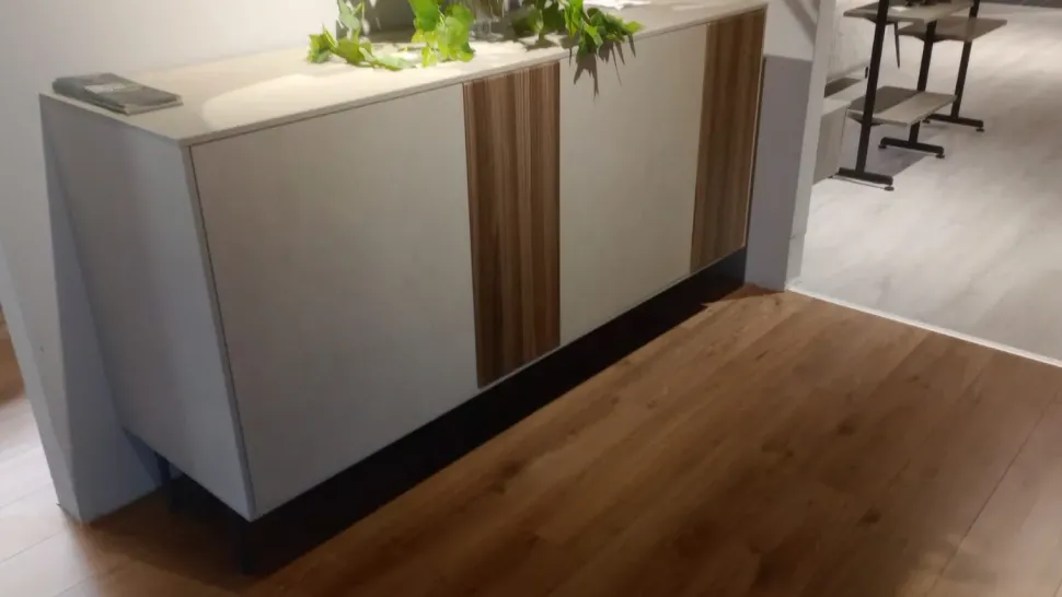 Mobile soggiorno modello Madia cannettata di Imab a prezzo Outlet