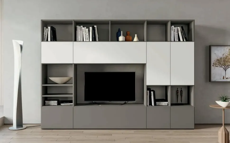 Mobile soggiorno modello Mdsl 312 di Md work a PREZZI OUTLET