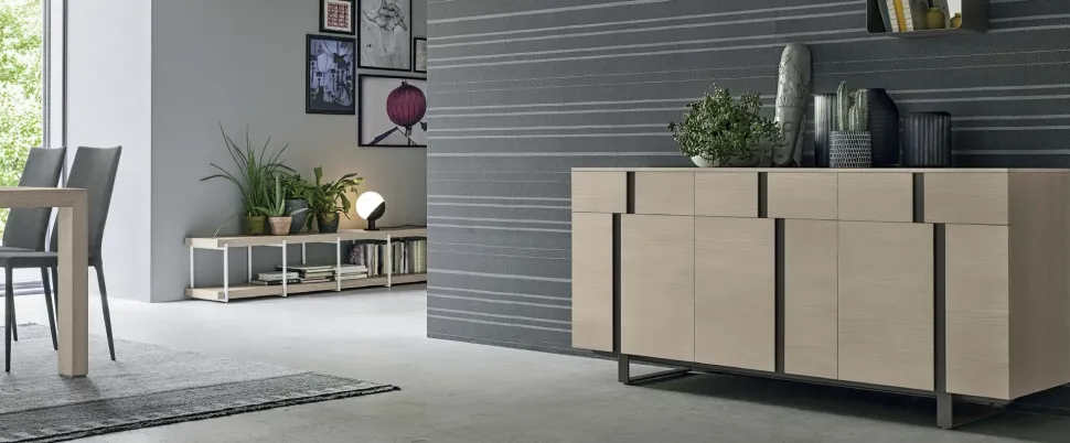 Mobile soggiorno modello Athena di Tomasella a PREZZI OUTLET