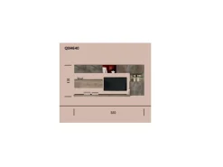 Mobile soggiorno modello Qsm 640 di Imab a PREZZI OUTLET