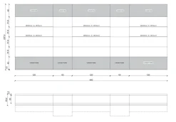 Mobile soggiorno modello Living system lampo  di Sangiacomo a PREZZI OUTLET