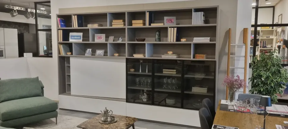 Mobile soggiorno modello Parete di Giellesse a PREZZI OUTLET