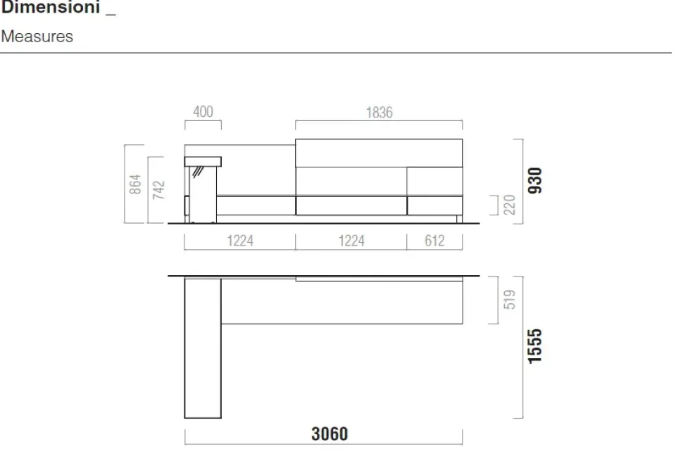 Mobile soggiorno modello Composizione soggiorno samara 006 di Santalucia a PREZZI OUTLET