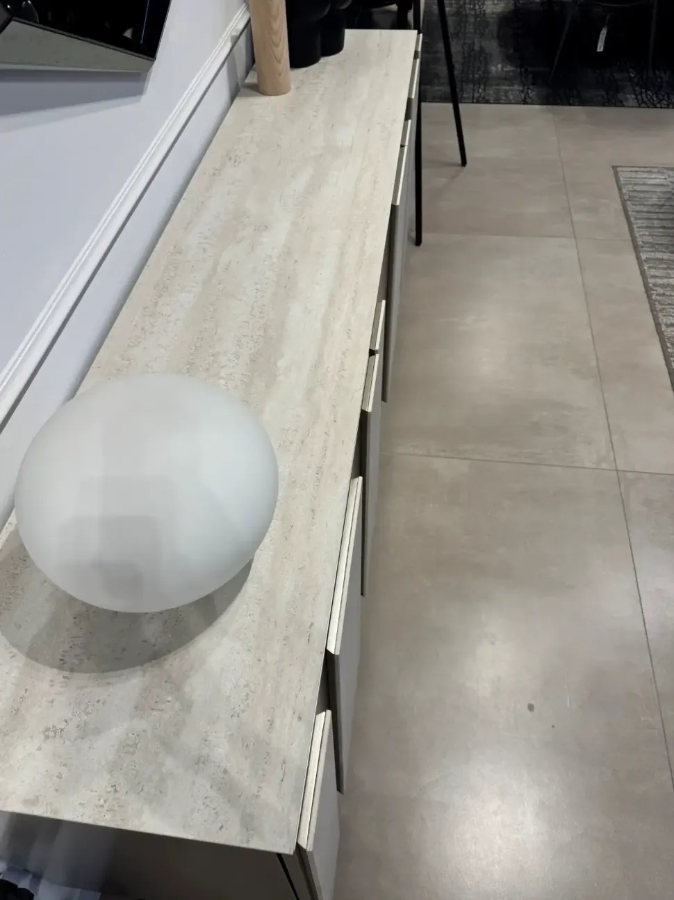 Mobile soggiorno modello Amsterdam keramik di Cattelan italia in Offerta Outlet