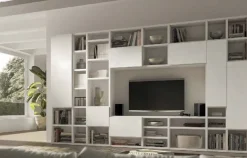 Mobile soggiorno modello Soggiorno spessore 3.5 cm cemento di Md work scontato -42%