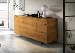 Mobile soggiorno modello Madia moderna in legno di Collezione esclusiva a PREZZI OUTLET