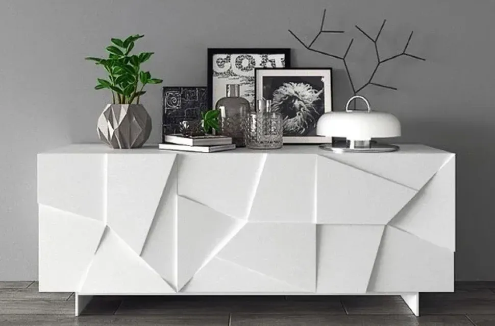 Mobile soggiorno modello Concrete di Dall'agnese a PREZZI OUTLET