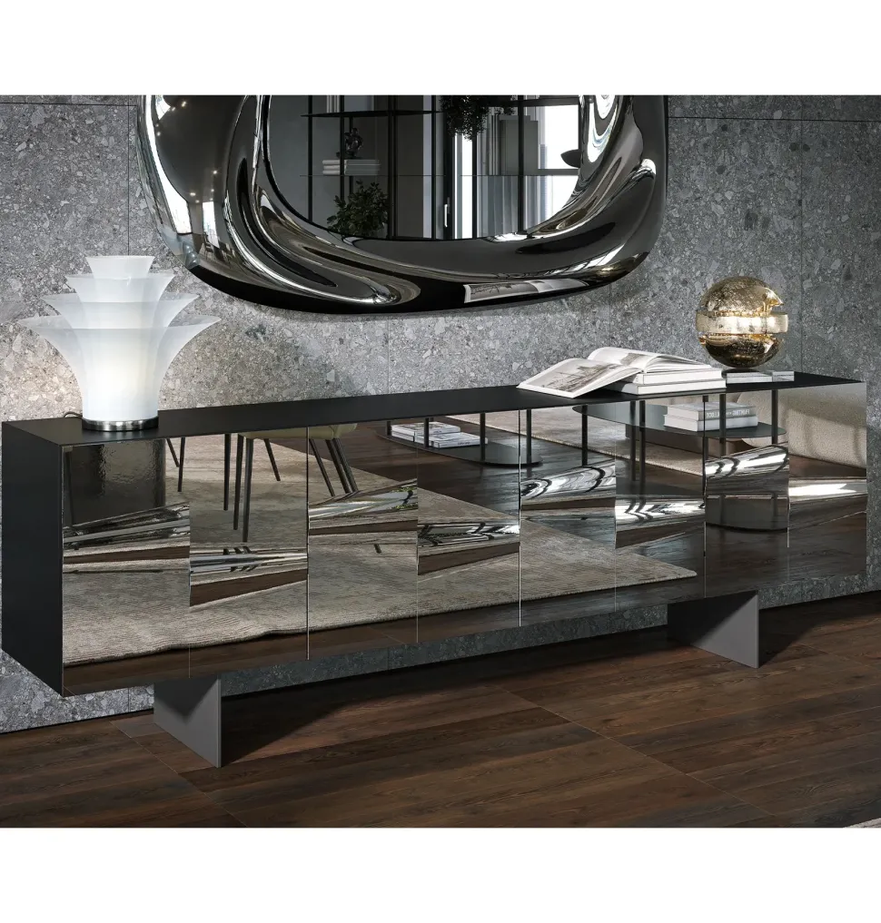 Mobile soggiorno modello Saffira di Tonin casa a prezzo Outlet