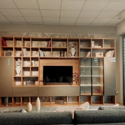 Mobile soggiorno modello Selecta di Lema scontato -50%