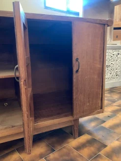 Mobile soggiorno modello Credenza anni 50′ teak 200 di Outlet etnico in Offerta Outlet