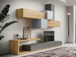 Mobile soggiorno modello Slucia gs207 di Artigianale scontato -39%