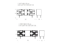 Mobile soggiorno modello Depop di Tonin casa a PREZZI OUTLET