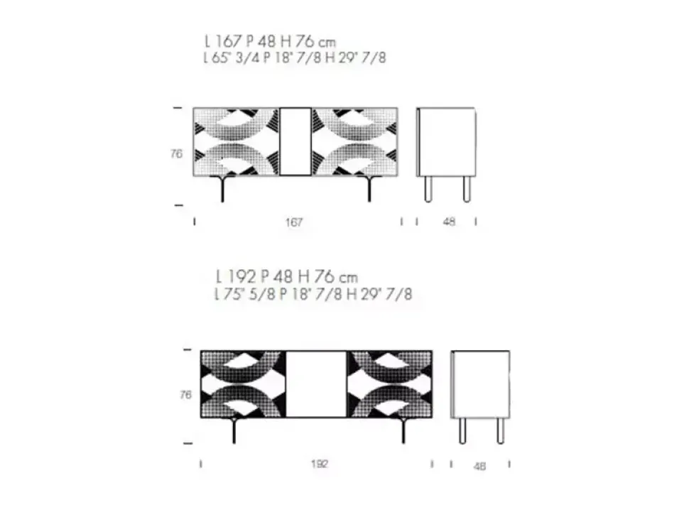 Mobile soggiorno modello Depop di Tonin casa a PREZZI OUTLET