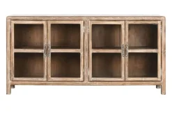 Mobile soggiorno modello Credenza cristallo 4a di Outlet etnico a prezzo Outlet