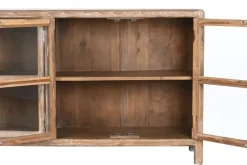 Mobile soggiorno modello Credenza cristallo 4a di Outlet etnico a prezzo Outlet