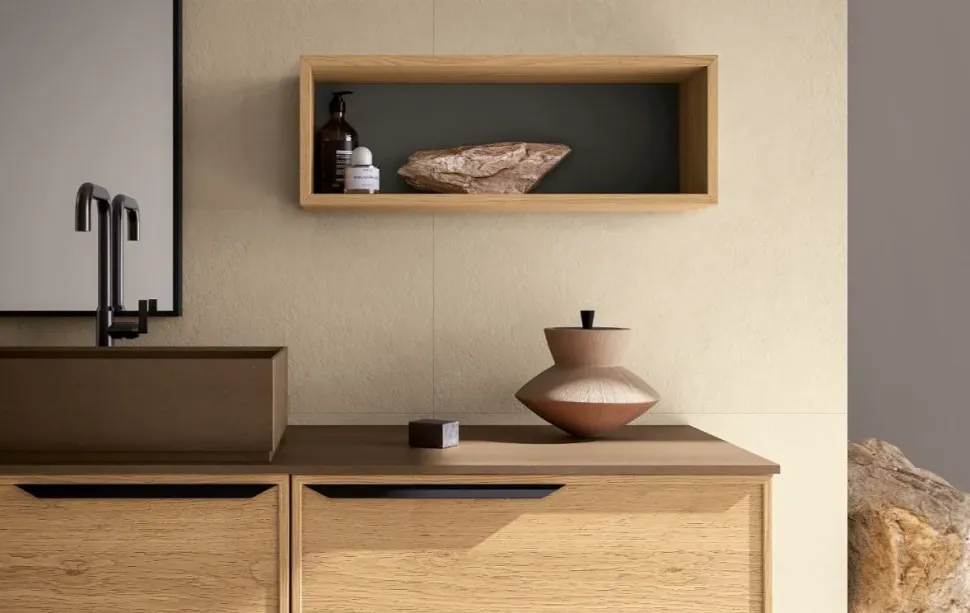 Mobili arredo bagno sospesi Compab Tabula tb10, eleganti e convenienti.