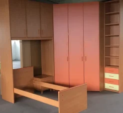 OFFERTA cameretta per bambini CON RETE E MATERASSO MEMORY MOD. ROUGE di CUCINE STORE