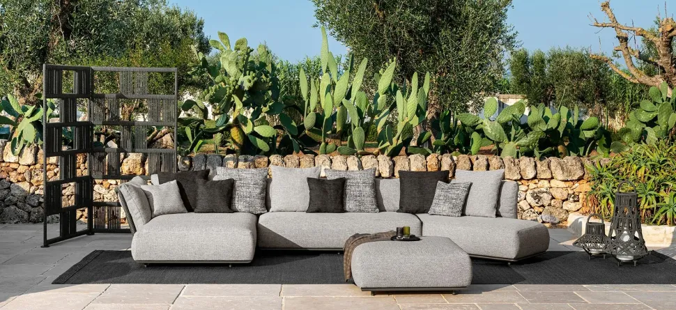 Offerta: Divano Talenti Sofa Drop Scacco per esterni.