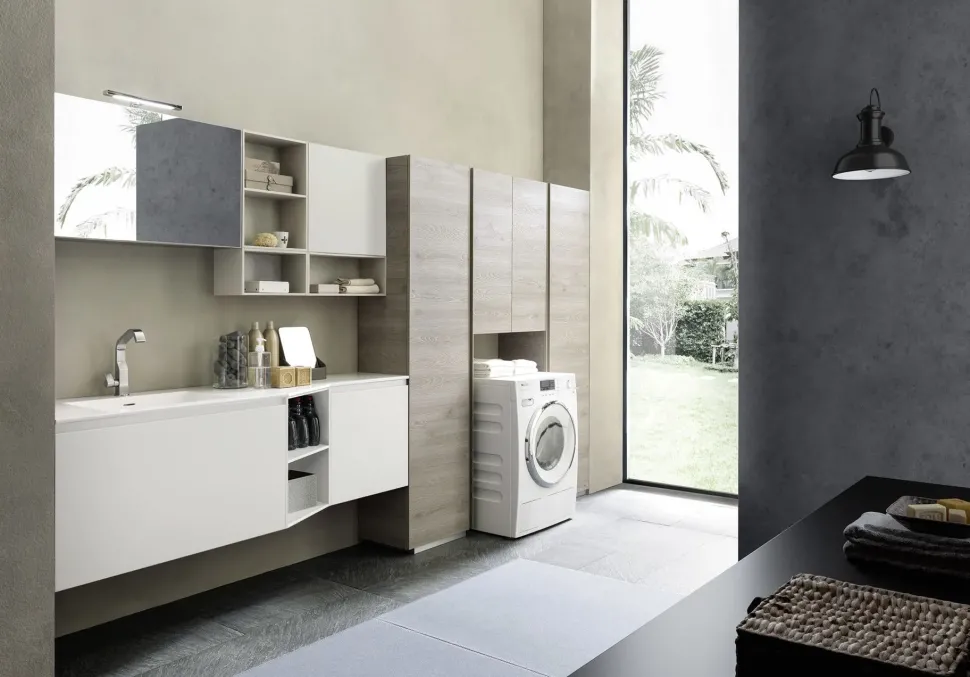 Offerta Outlet: Mobile Baxar Laundry System C7 per la sala da bagno.