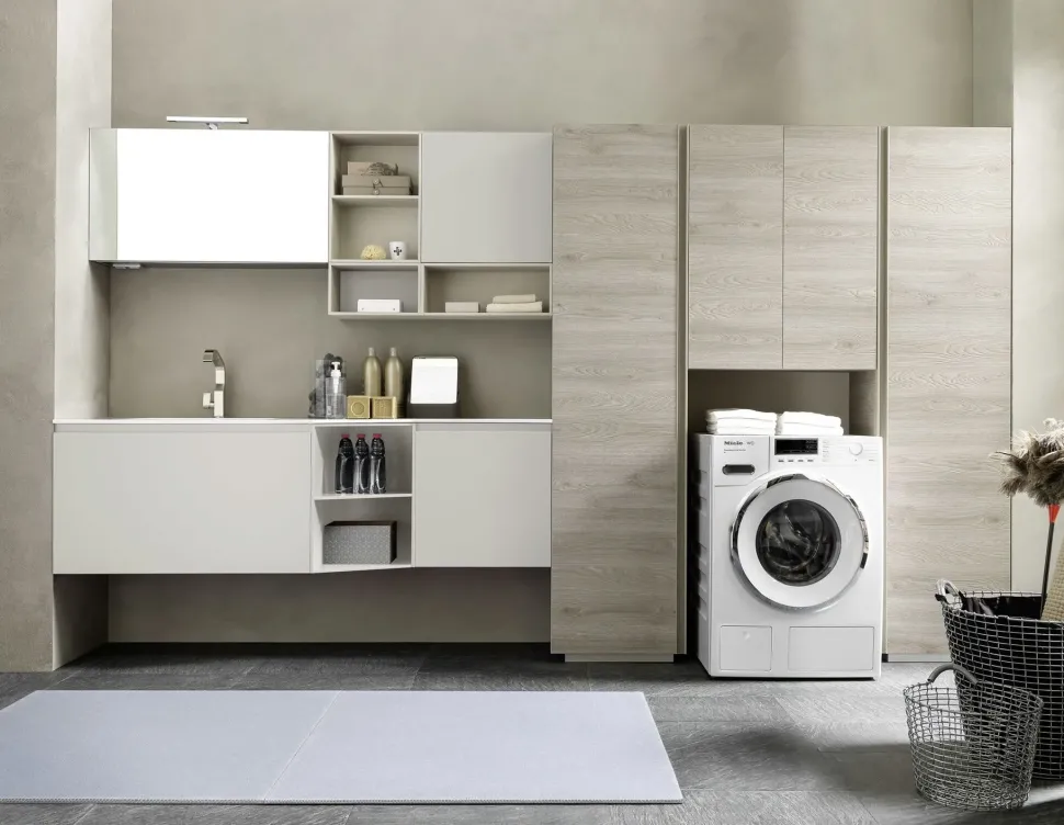 Offerta Outlet: Mobile Baxar Laundry System C7 per la sala da bagno.