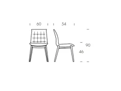 Offerta Outlet: sedia Pop Tonin Casa senza braccioli, per arredare con stile!