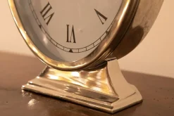 Oggettistica Artigianale Orologio da tavolo in acciaio lucido  in OFFERTA OUTLET