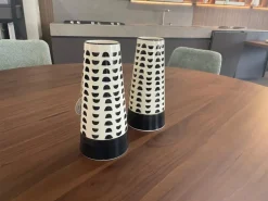 Oggettistica Coppia vasi in ceramica Akanto con uno SCONTO IMPERDIBILE