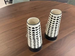 Oggettistica Coppia vasi in ceramica Akanto con uno SCONTO IMPERDIBILE