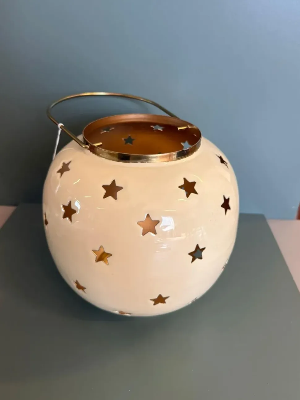 Oggettistica design Lanterna metallo con stelle di Artigianale scontata del 30%