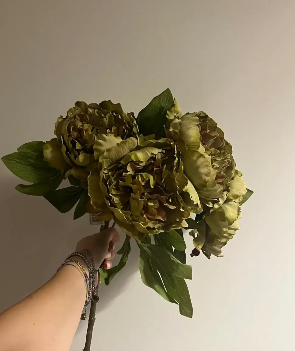 Oggettistica design modello Peonie fiori finti a prezzo conveniente