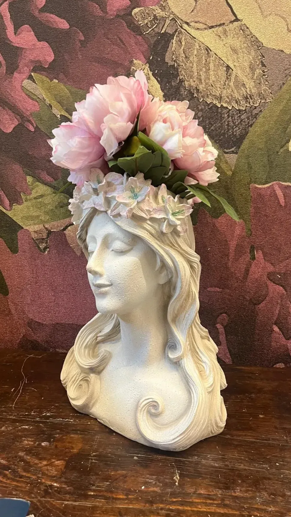 Oggettistica design Vaso volto ninfa poly di Artigianale scontata del 30%