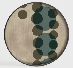 Oggettistica design Vassoio in vetro e legno ethnicraft di Artigianale scontata del 26%