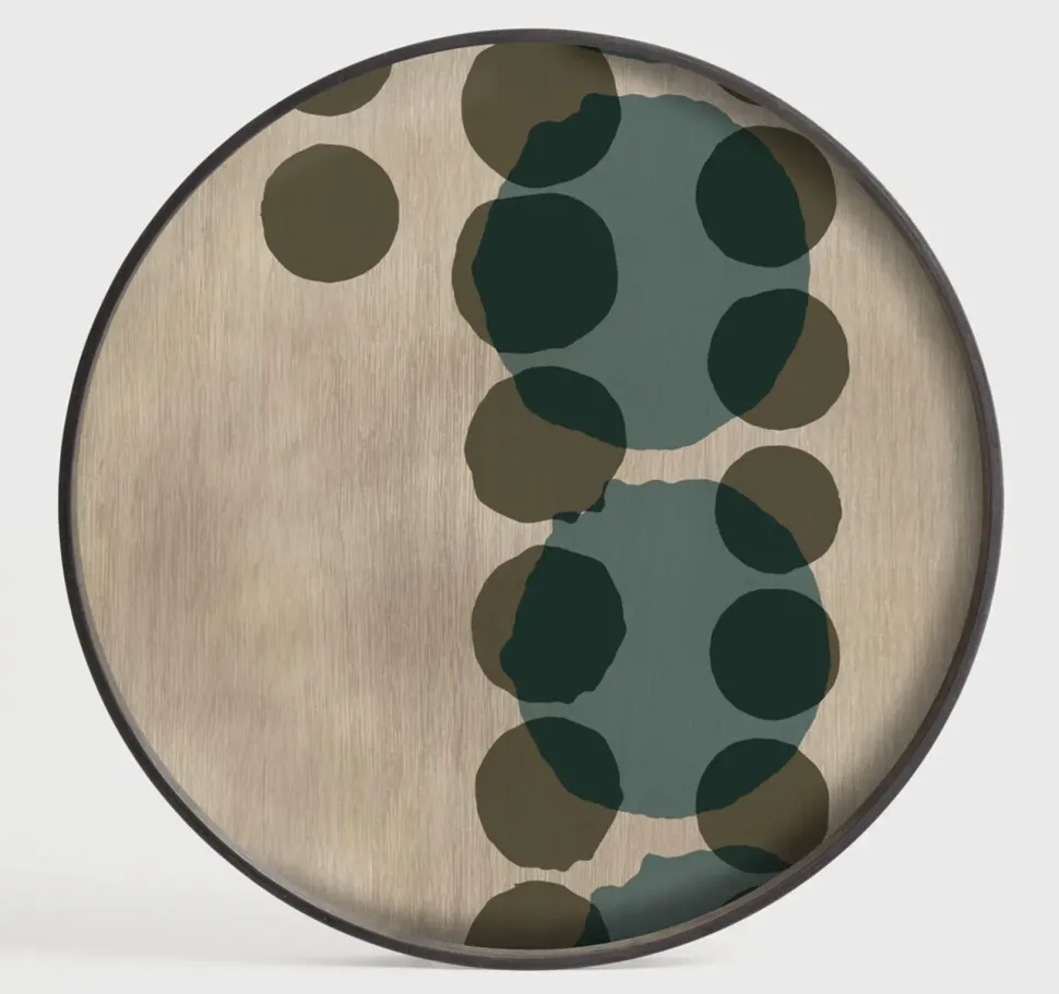 Oggettistica design Vassoio in vetro e legno ethnicraft di Artigianale scontata del 26%