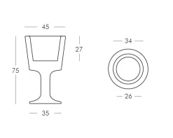 Oggettistica Md work Porta champagne rialzato  in OFFERTA OUTLET