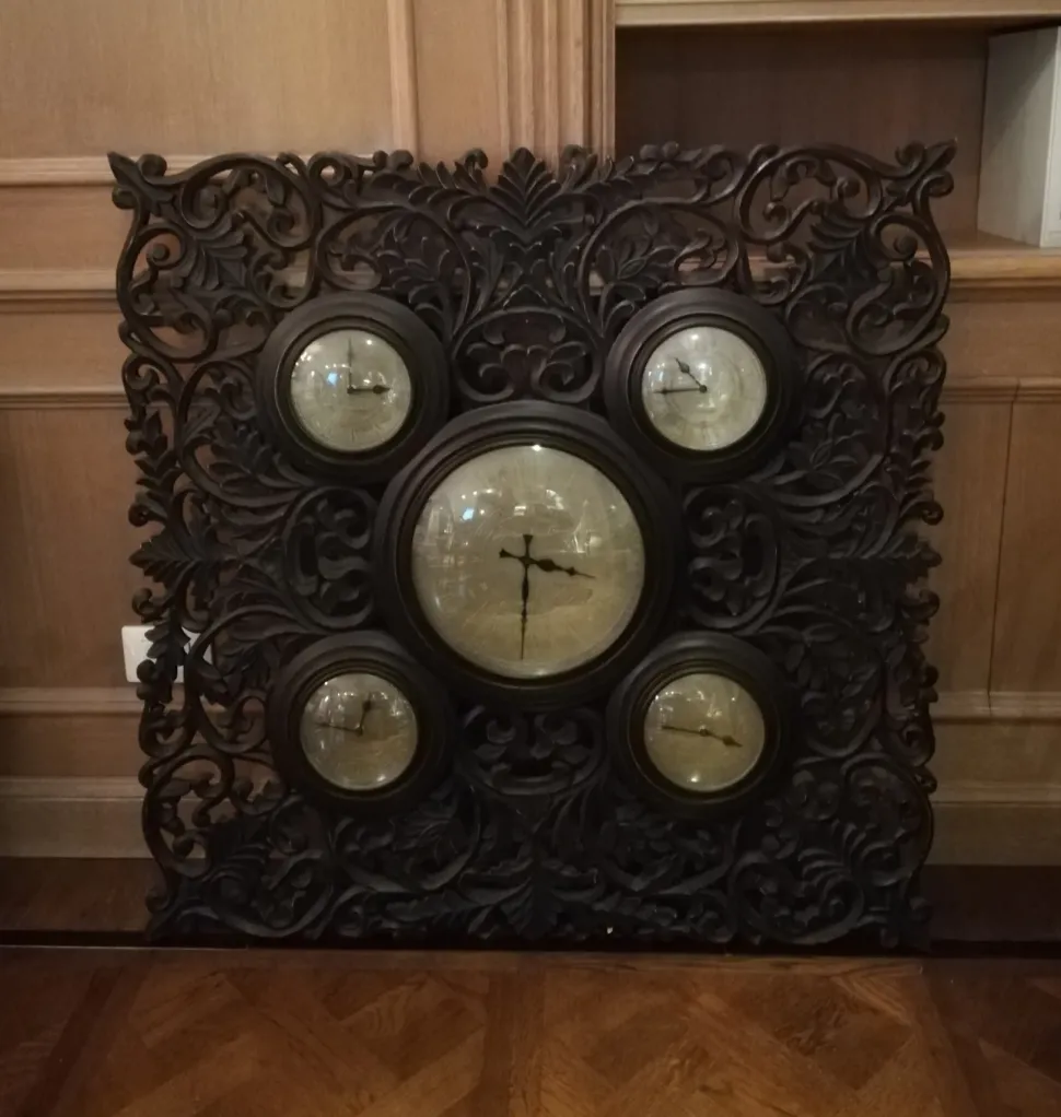 Oggettistica Orologio di Dialma brown in Offerta Outlet