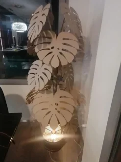 Oggettistica Pianta monstera grande beige Artigianale a prezzo scontato