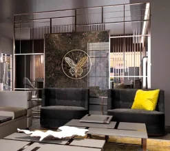 Oggettistica Separe in inox piu quadro in resina e specchio Md work a prezzo scontato