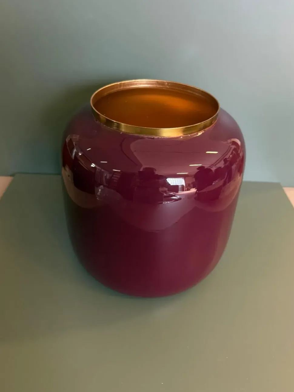 Oggettistica Vaso bombato smaltato di Artigianale a PREZZI OUTLET