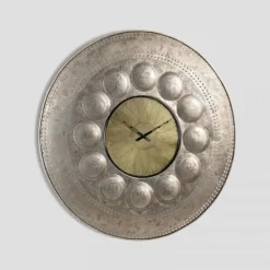 Orologio da muro in metallo Dialma Brown cod.DB001031