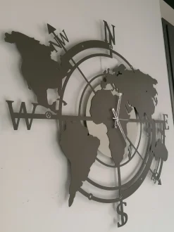 Orologio planisfero grande Artigianale in stile moderno a prezzo scontato